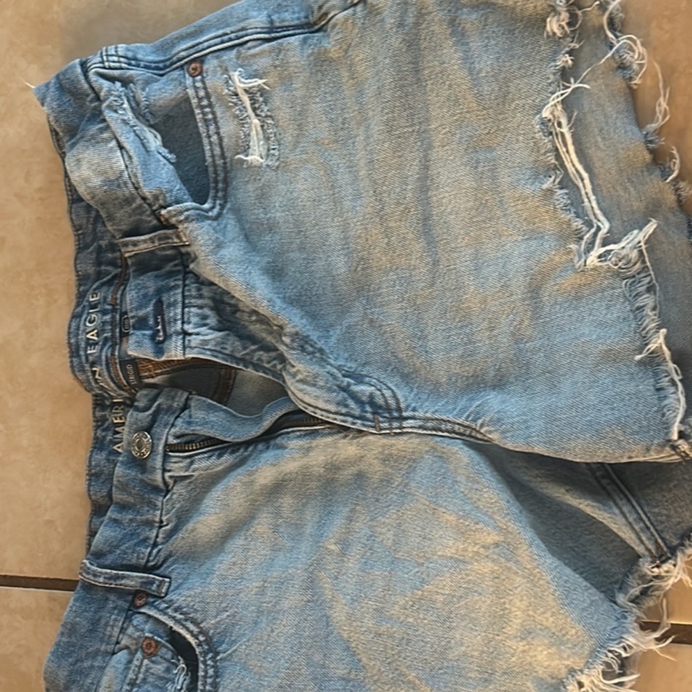 American Eagle Distressed Denim Shorts